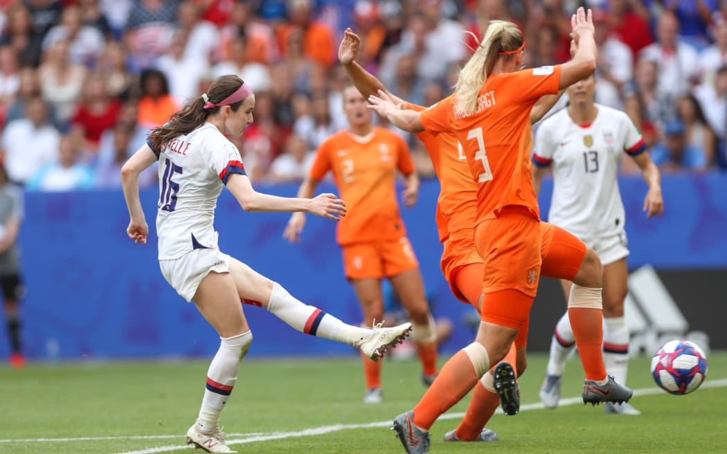 The US v Netherlands final  in the 2019 FIFA Women's World Cup in Lyon.