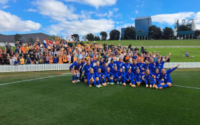 The Dutch team made their first practice in Aotearoa public on 19 July, 2023. Plenty of fans made their way to Mount Maunganui to catch it.