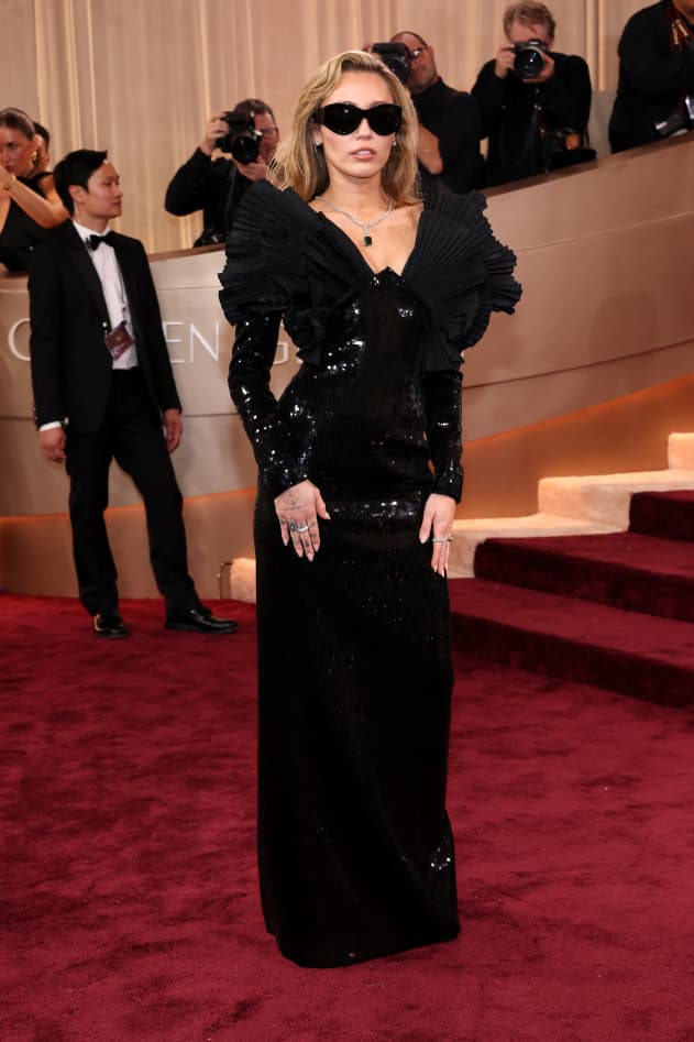 Miley Cyrus attends the 83rd Annual Golden Globe Awards at The Beverly Hilton on January 11, 2026 in Beverly Hills, California.