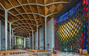 Coventry Cathedral Interior, West Midlands, UK
