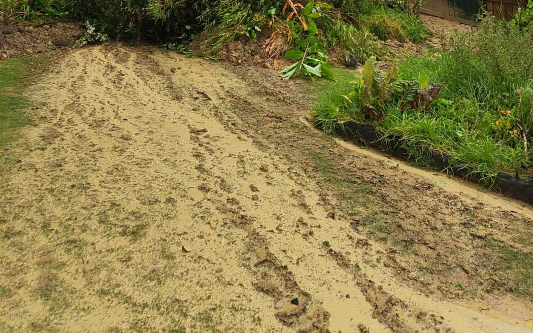Landslide risk forced 22 homes in Ōakura to evacuate on Wednesday. The Williams family's fish and chip shop also sits near the neighboring hillside