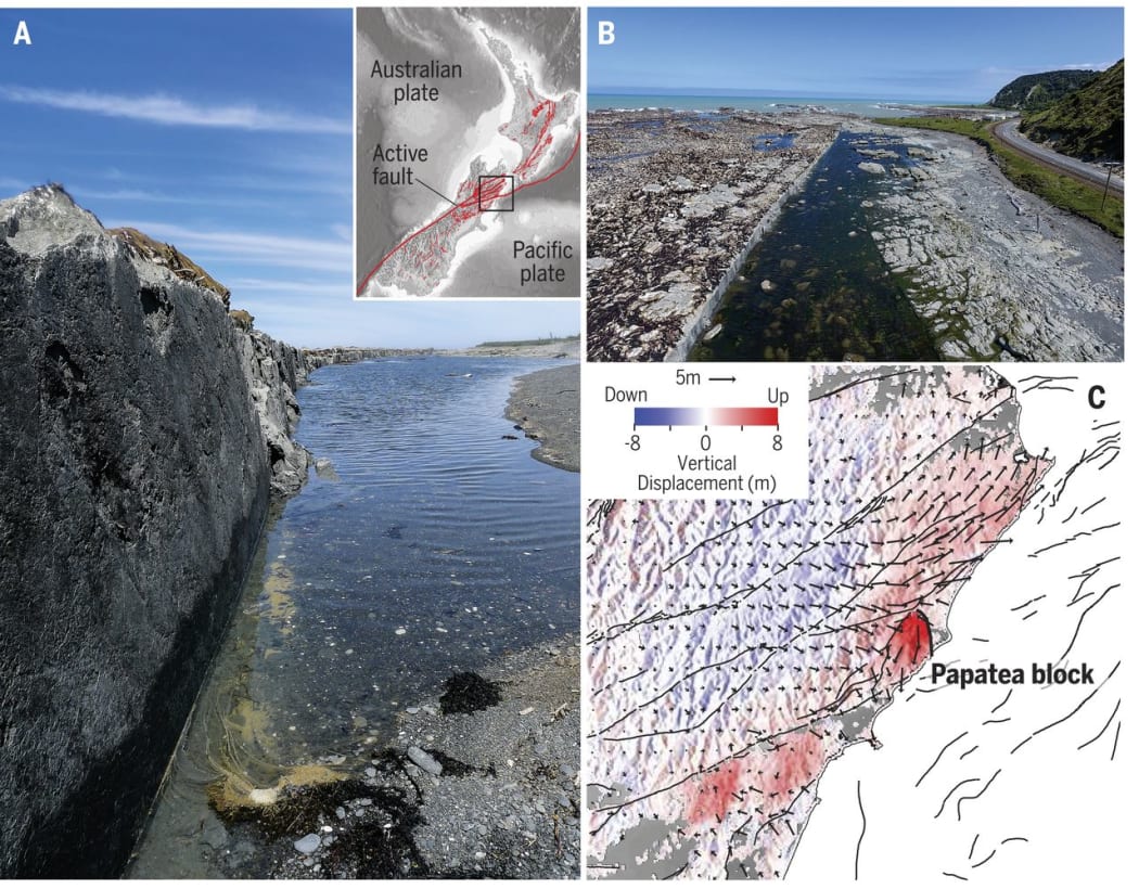 Earthquake illustration from a recent scientific paper.