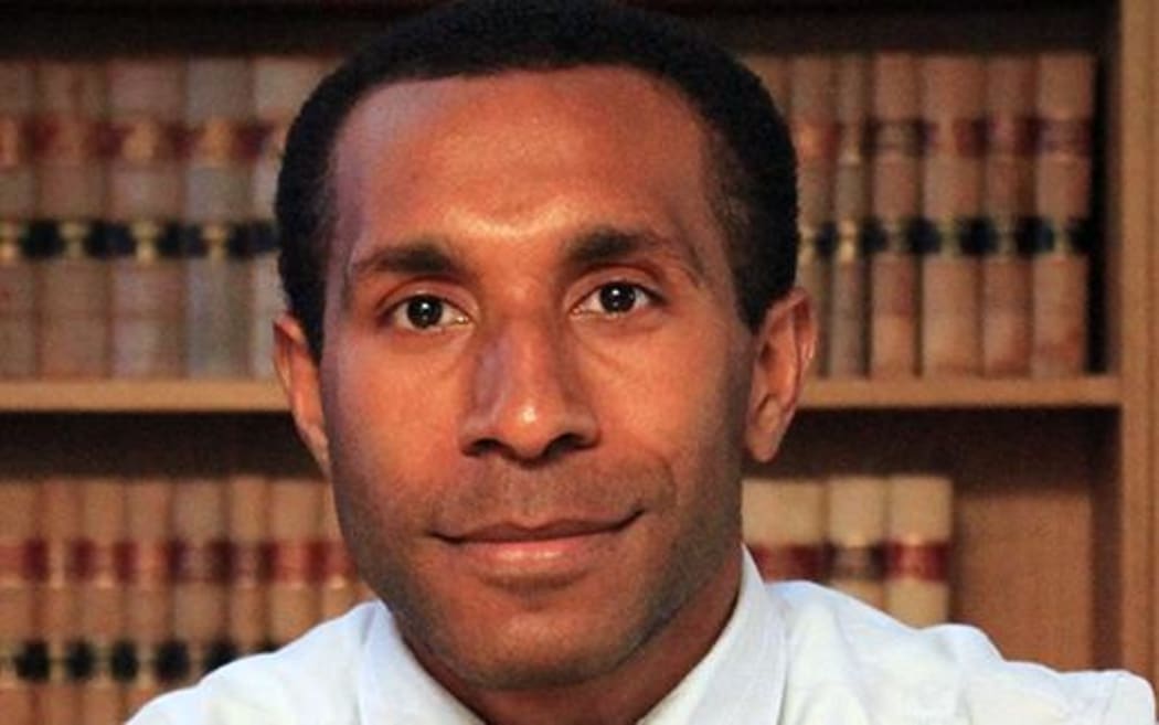 Papua New Guinean academic and lawyer,  Bal Kama.