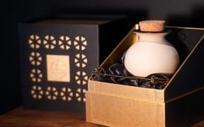 The Eternal Gold collection by Taranaki-based Naki Honey was inspired by archaeologists' discovery of 3,000-year-old honey sealed in Egyptian tombs that was still perfectly edible. This one goes for $1000.