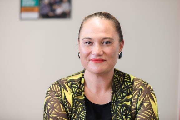 Carmel Sepuloni photographed in her Kelston electorate office.