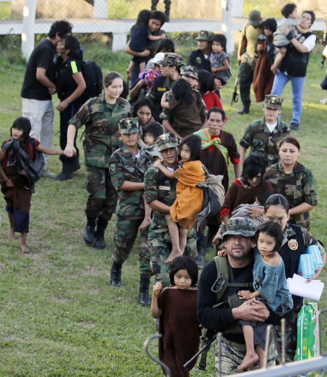 Slaves rescued by Peruvian army