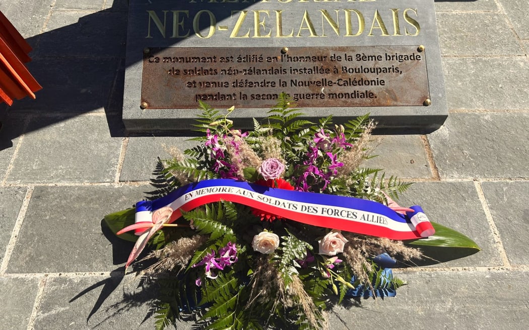 New Zealand new memorial inaugurated in Boulouparis, New Caledonia, on 8 May 2024
