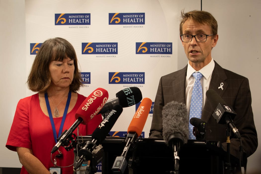 Tues 4th February.  Ministry of Health press conference with Dr Ashley Bloomfield and Dr Caroline McElnay