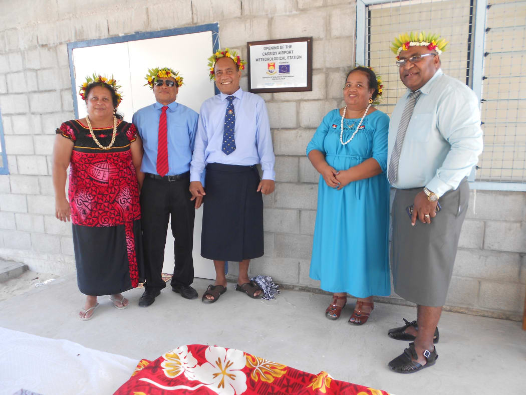 Kiribati President Taneti Maamau and Madame Teirang Maamau (on the right of the picture)