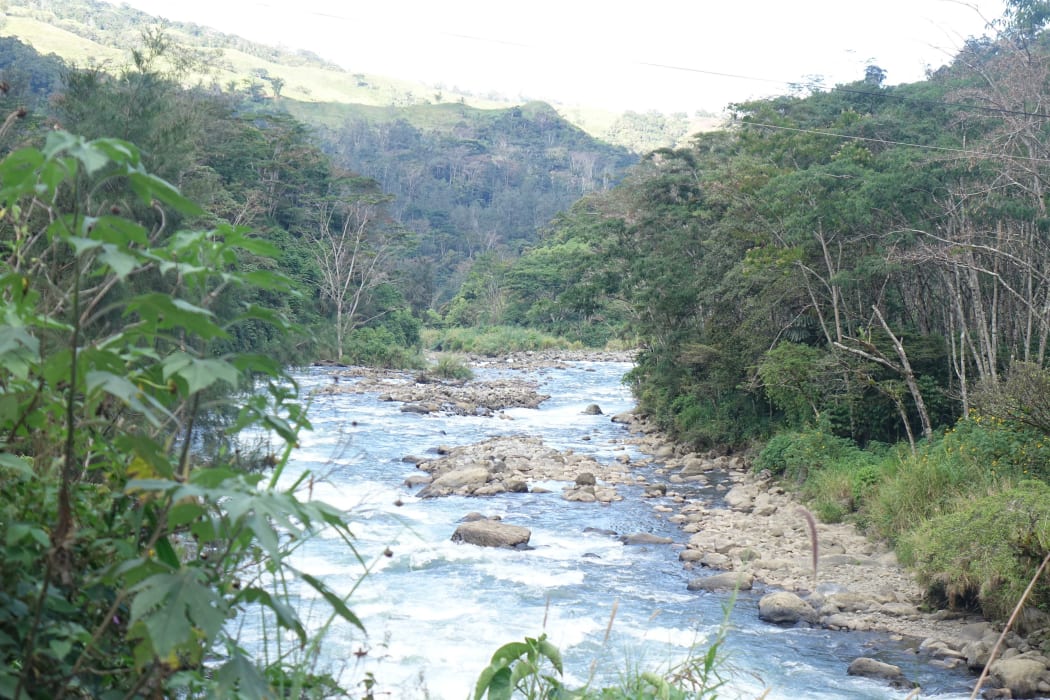 Nebilyer River, Western Highlands, Papua New Guinea.