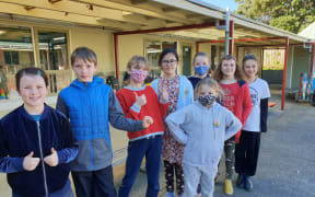 Berhampore School children were excited to be back in the classroom.
