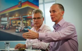 Z Energy CEO, Mike Bennetts and Chris Day, Chief Financial Officer.