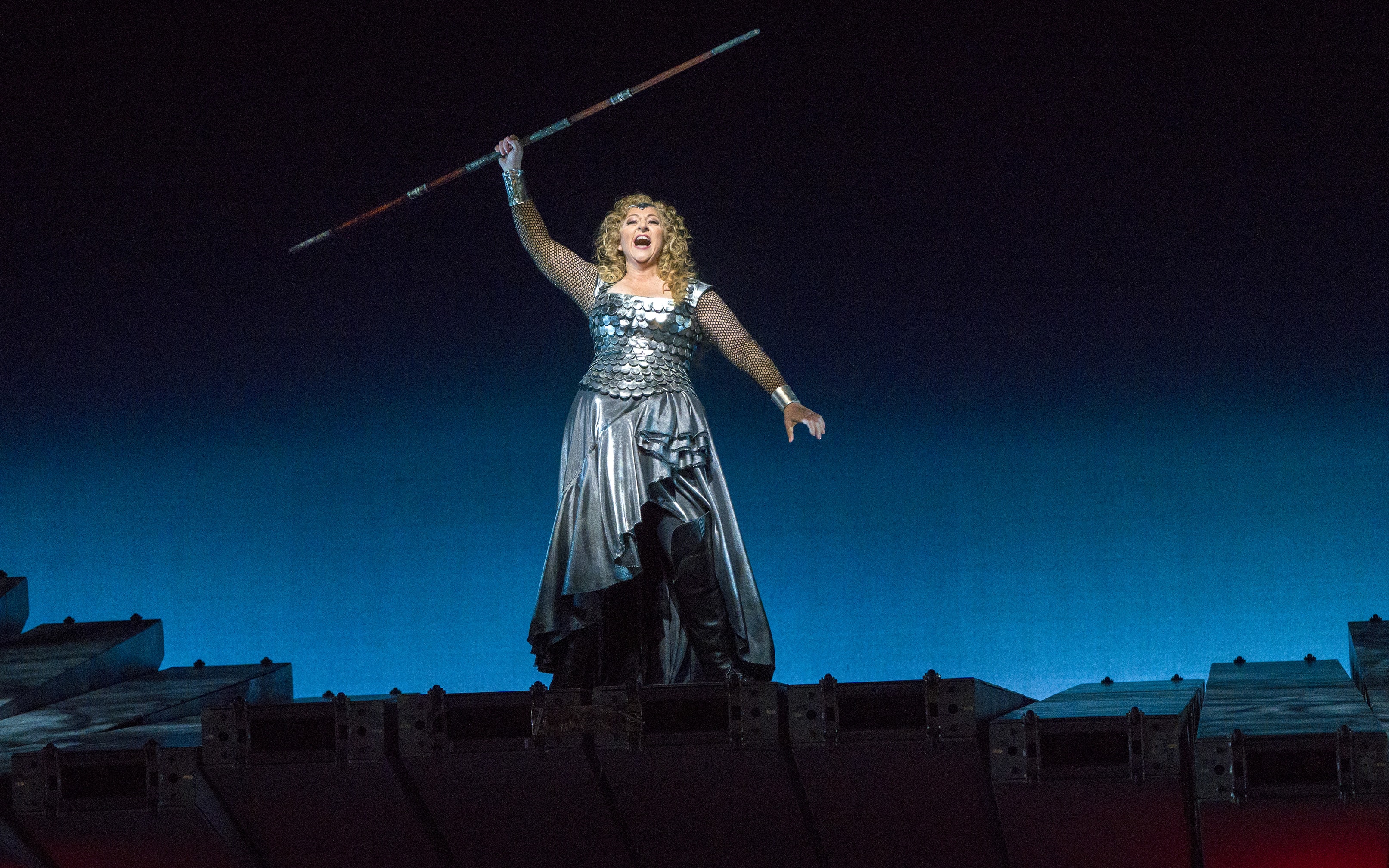 A scene from Die Walküre at The Met