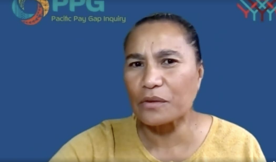 The Equal Employment Opportunities Commissioner Saunoamaali’i Karanina Sumeo.