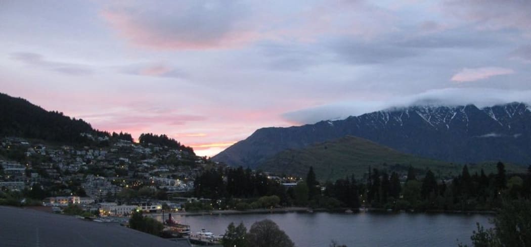 Sunrise over Queenstown