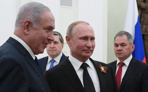 Russian President Vladimir Putin and Prime Minister Benjamin Netanyahu.