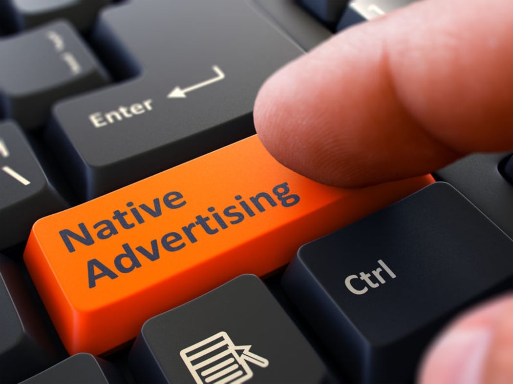 Native advertising