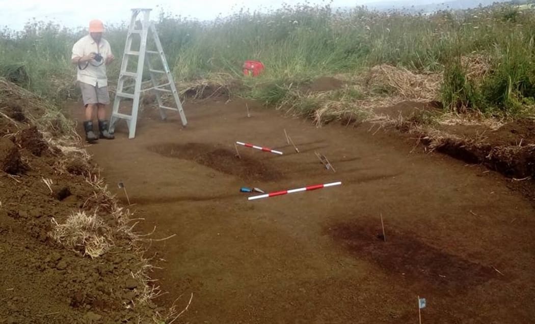 The grave site at Ruapekapeka Pā.