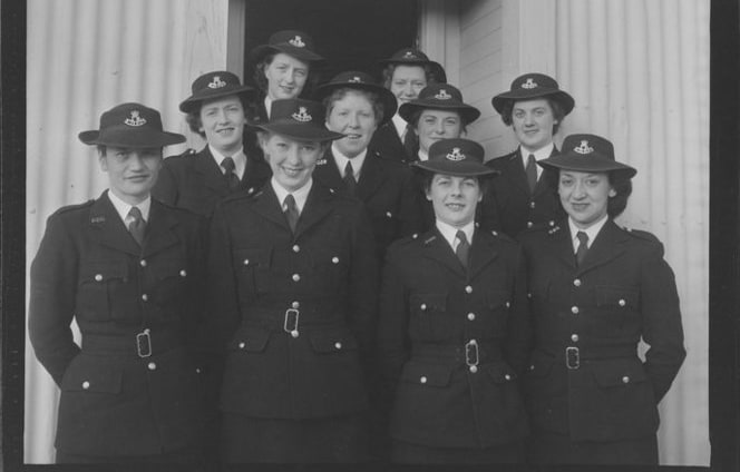Policewomen at the Trentham Police Training School in 1956