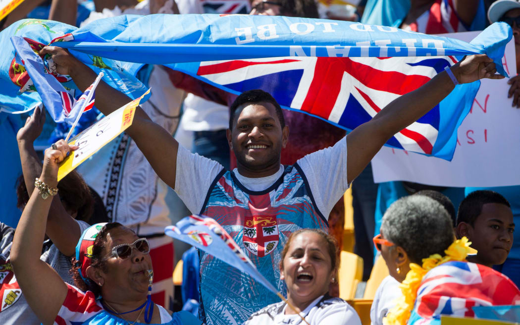 Fiji fans were out in force at the Wellington Sevens, despite a sparse attendance overall.
