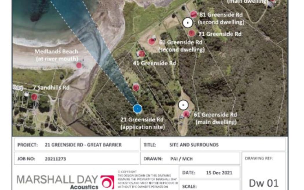 Sites of the proposed helipads.
