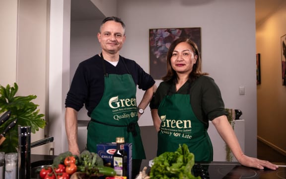 Green Party co-leaders James Shaw and Marama Davidson take part in Charlotte Cook's Grilled series.