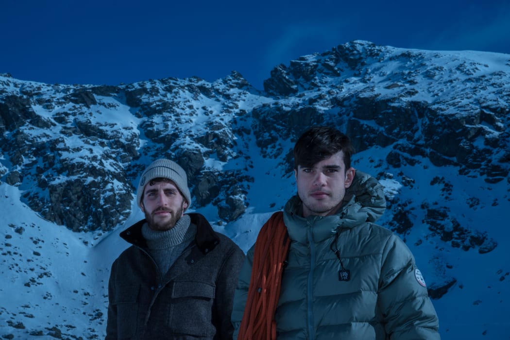 George and Alexander Hillary modelling the Edmund Hillary Collection
