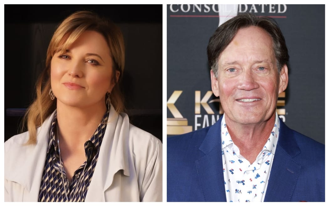 Lucy Lawless and Kevin Sorbo