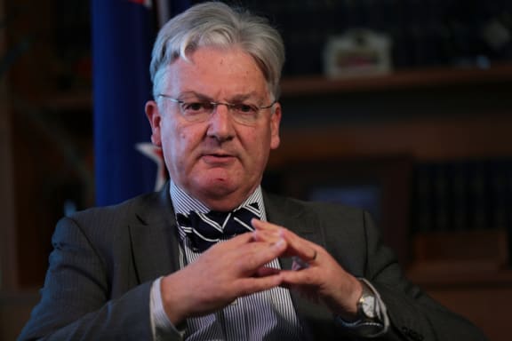 250614. Photo Diego Opatowski / RNZ. Leader profiles. Peter Dunne, leader of the United Future political party.