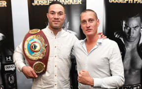 WBO heavyweight champion Joseph Parker and Duco David Higgins