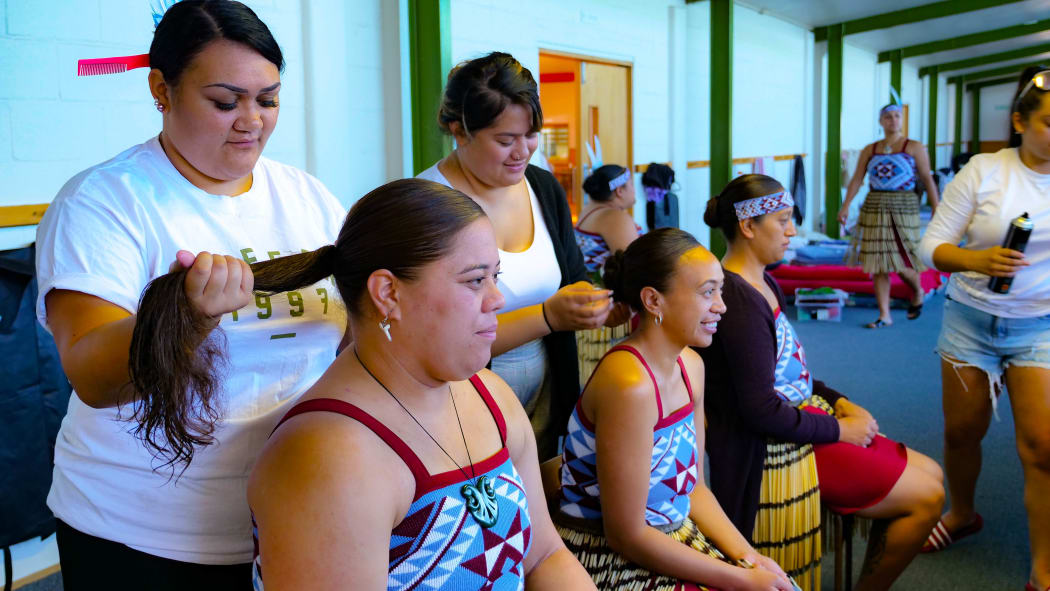 Shea Rogan from Te Reanga Morehu o Rātana before Te Matatini Ki Te Ao.