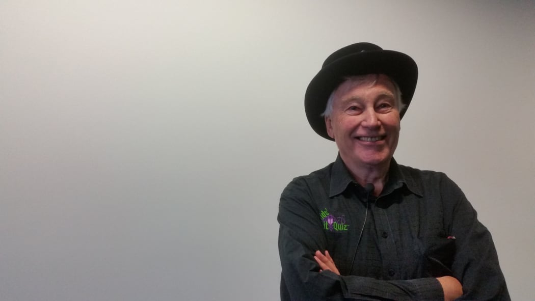 Kids' Lit Quiz master Wayne Mills