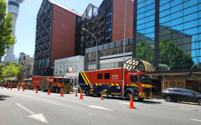 A fire has broken out at Auckland's City Mission.