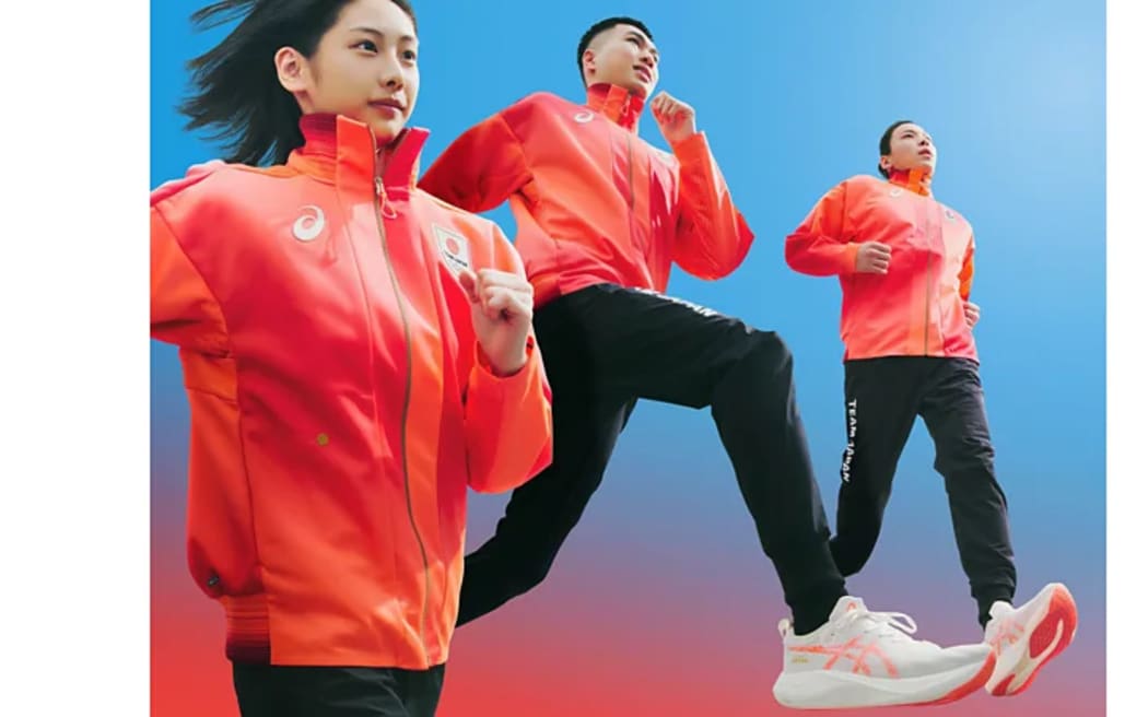 Team Japan in Asics.