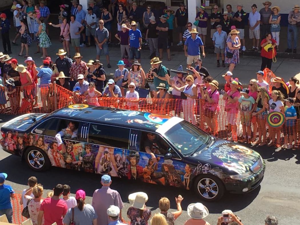 About 20,000 people are in the small NSW town of Parkes for the event.