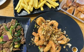 A fusion of cultures: both classic Cantonese dishes and local New Zealand cuisine are served at a seafood restaurant in Rotorua.