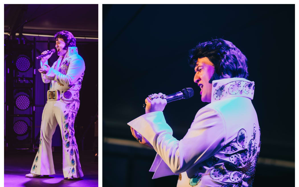 Elvis tribute artist Taurean Kenny Mill