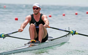 Robbie Manson has won the men's single sculls final in Lucerne