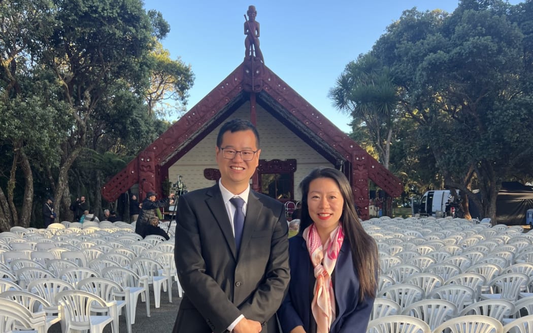 Carlos Cheung and Nancy Lu