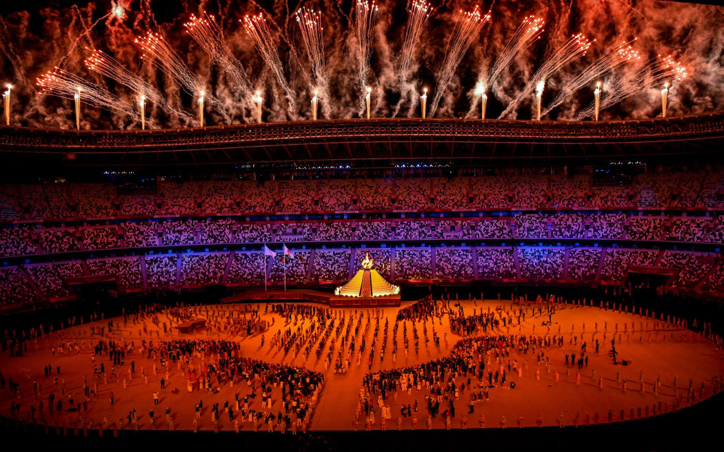 The Opening Ceremony of the Tokyo 2020 Olympic Games at the Olympic Stadium, Tokyo, Japan, Friday 23 July 2021.