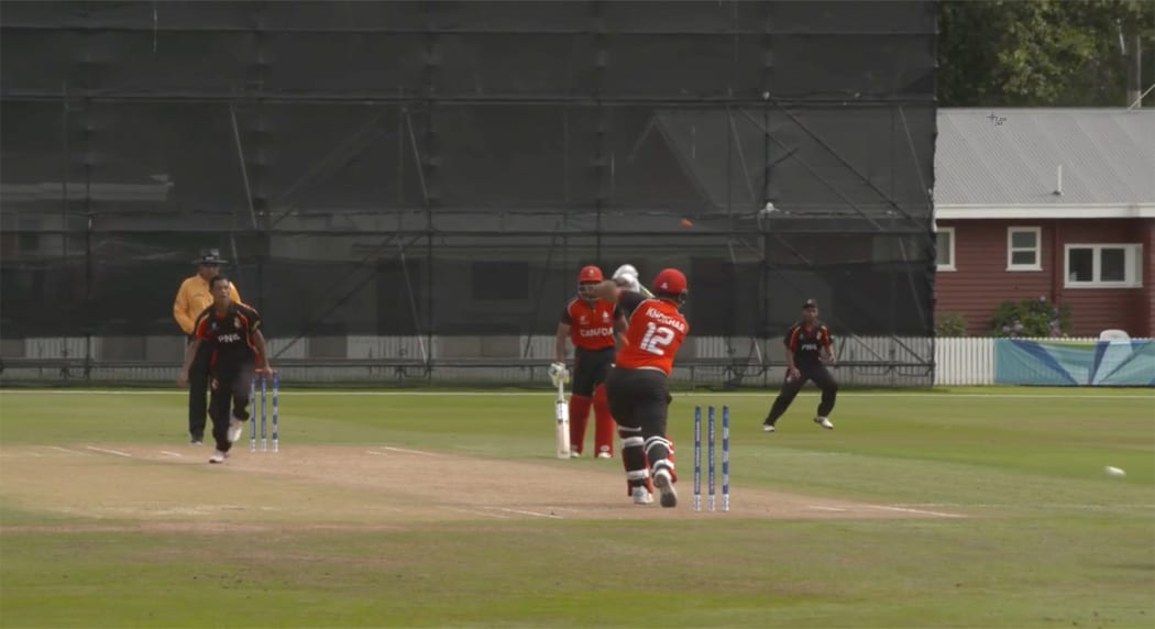 James Tau picked up two wickets.