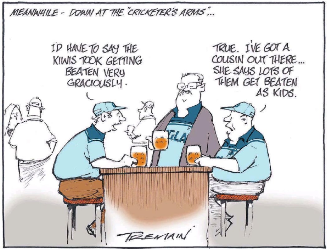 You can't be serious . . . the ODT's curmudgeonly cartoonist gets his timing wrong.