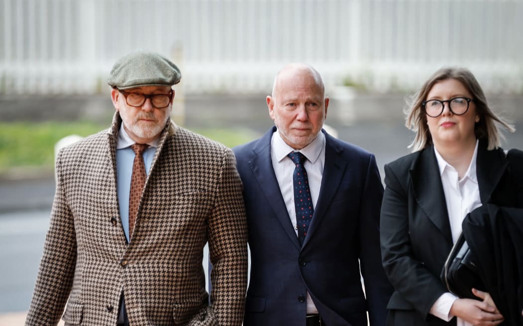 Philip Polkinghorne arrives at the Auckland High Court for the first day of his trial for the murder of his wife Pauline Hanna
New Zealand Herald photograph by Michael Craig 29 July 2024