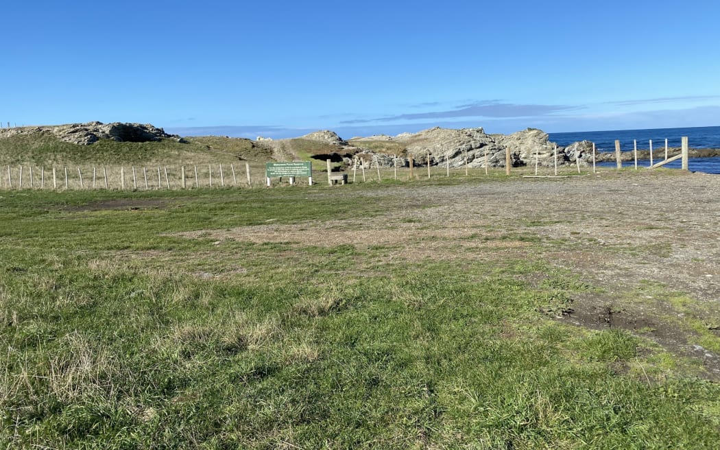 The coastal road near Dan Riddiford's Te Awaiti station.