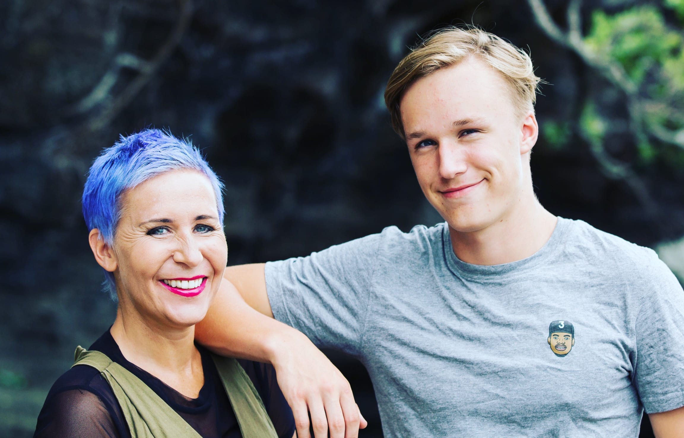 Nic Russell and son Conor