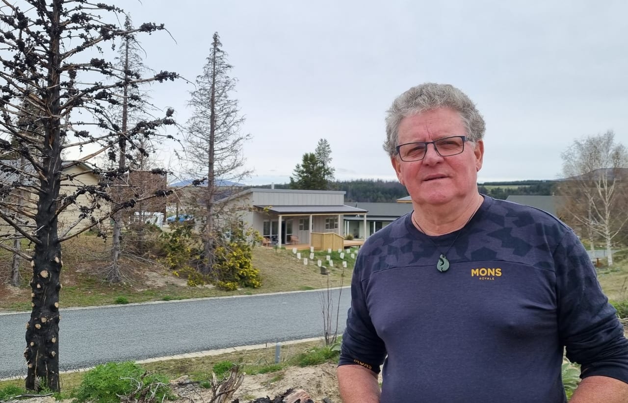 Long term holiday home owner Dave Honeyfield is planning to rebuild his retirement home after it was destroyed in the fire.