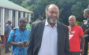 Charlot Salwai during his perjury trial in December 2020