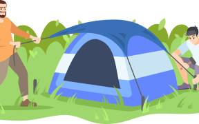 Check in on your tent before you hit the road to arrive at your campsite and find it worse for wear.