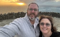 Antony Bax said his wife Anita had been looking for screening tests and wasn’t able to find them for years.