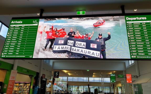 Queenstown Airport is ready to welcome back Aucklanders.